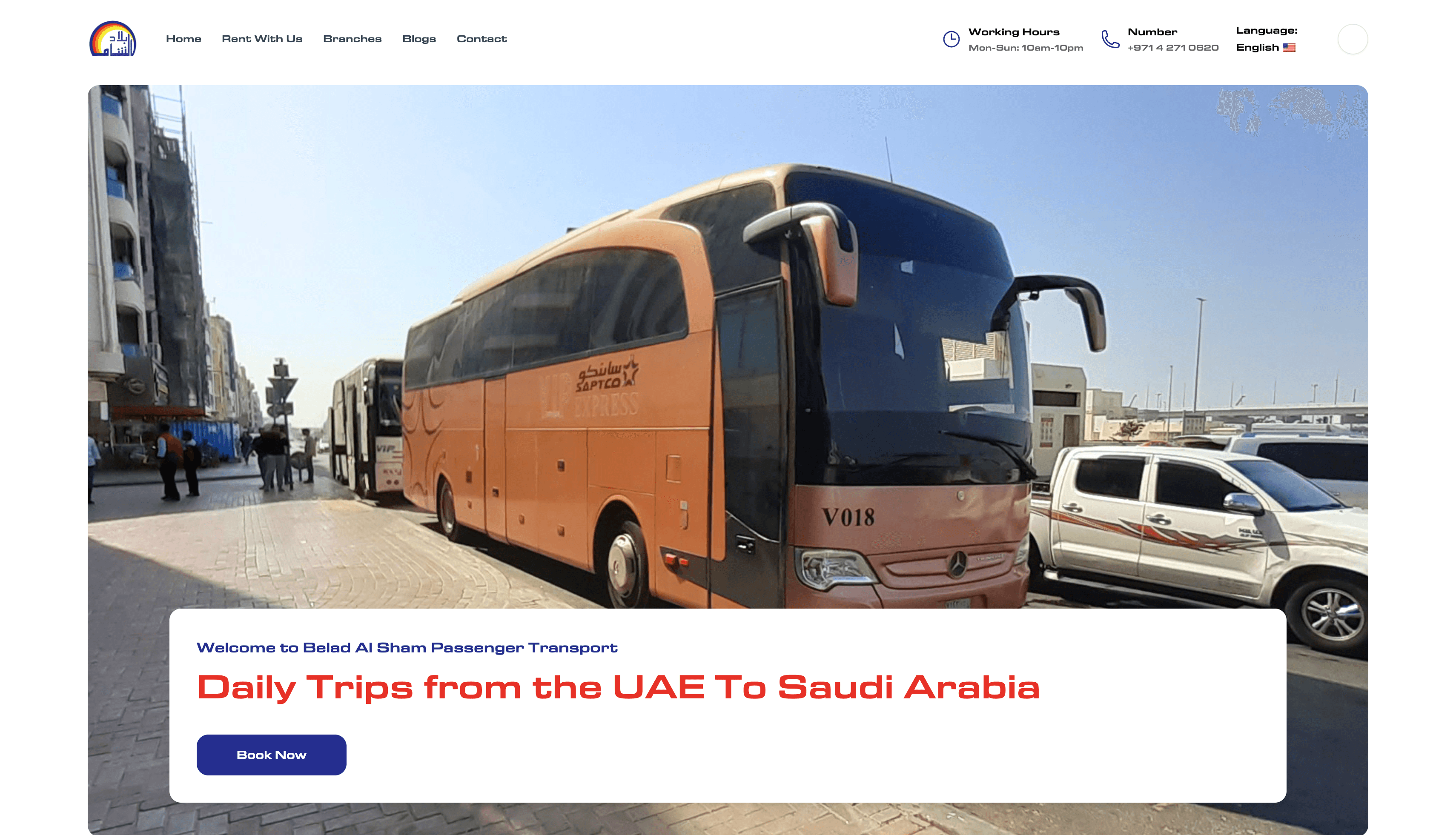 Belad Al Sham Passenger Transport — Online Ticketing Platform