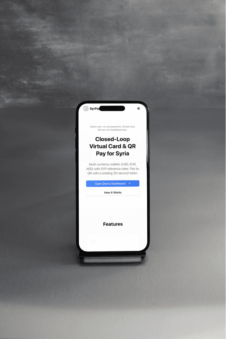 SyrPay — Payments Layer for Syria