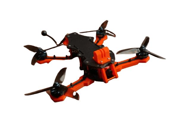 طائرة درون FPV مع حساسات قرب